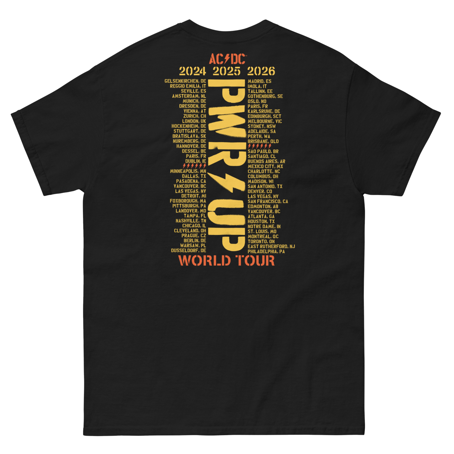 PWR UP World Tour T-Shirt *