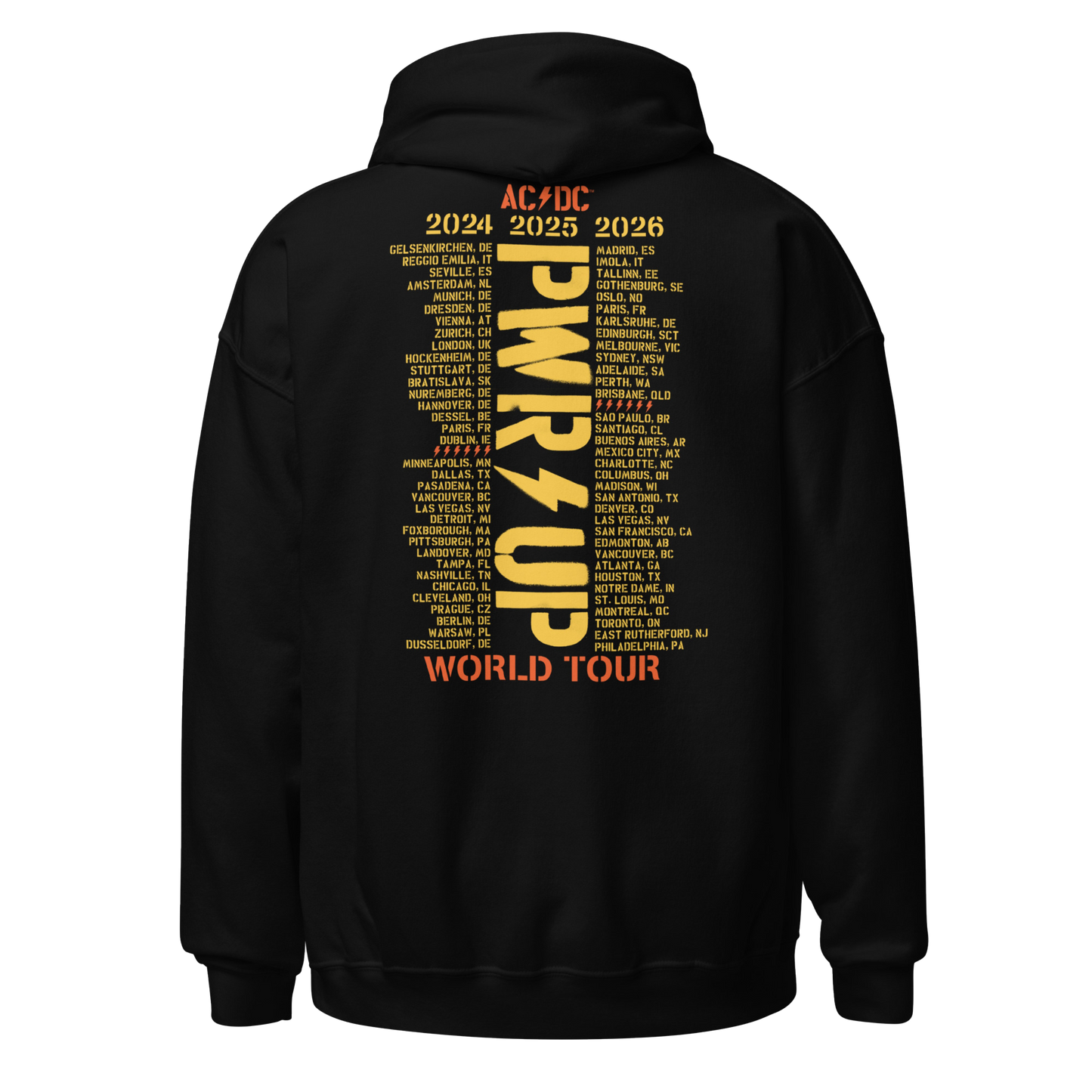 PWR UP World Tour Hoodie *