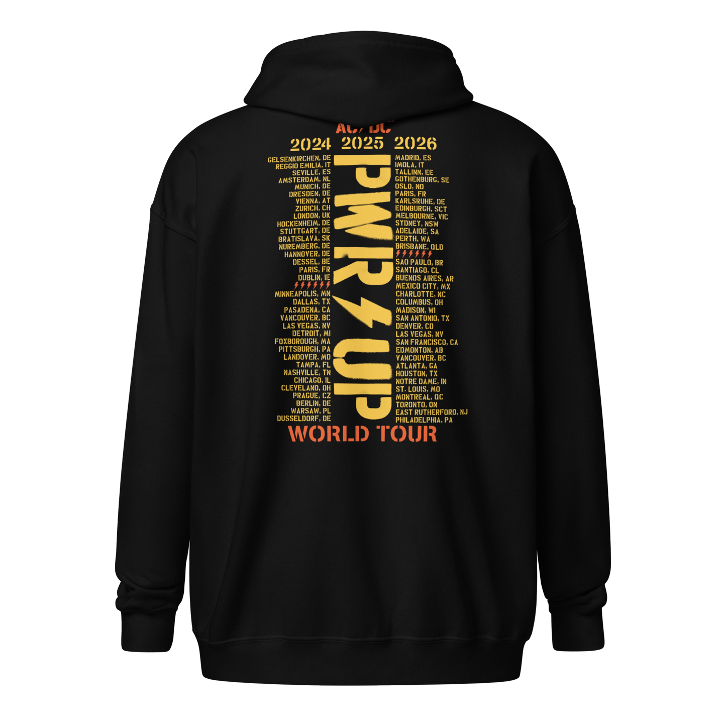 PWR UP World Tour Zip Hoodie *