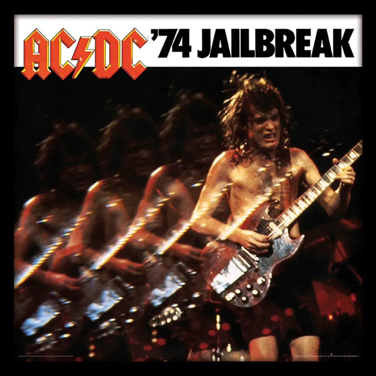 74 Jailbreak 12" Album Cover Framed Print