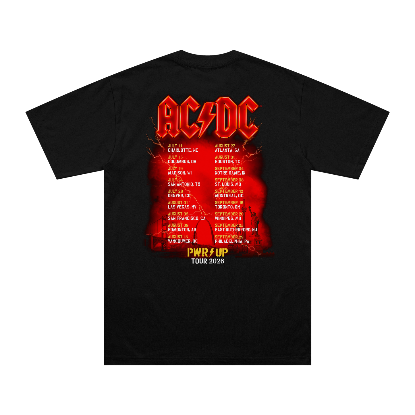 Angus North America PWR UP Tour T-Shirt