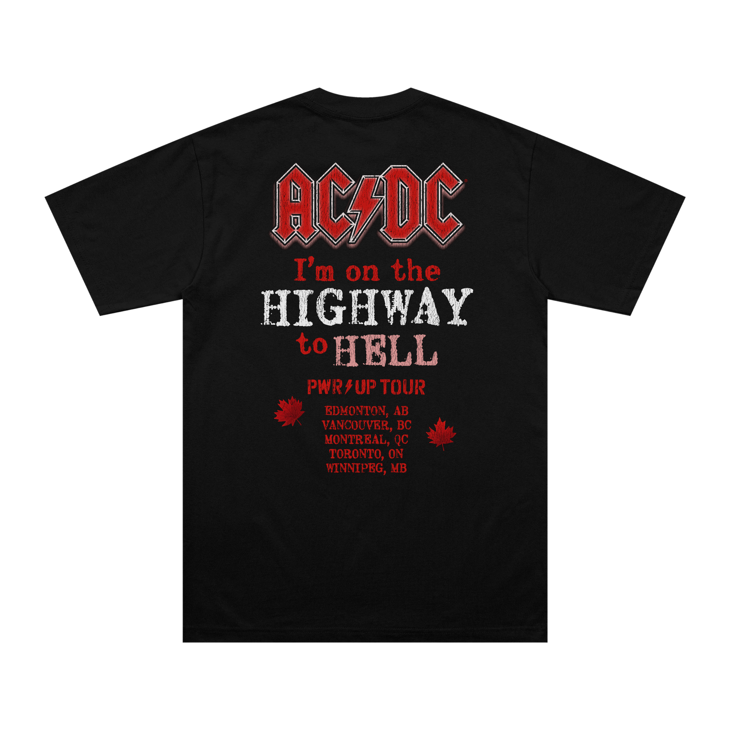 Angus H2H PWR UP Tour Canada T-Shirt