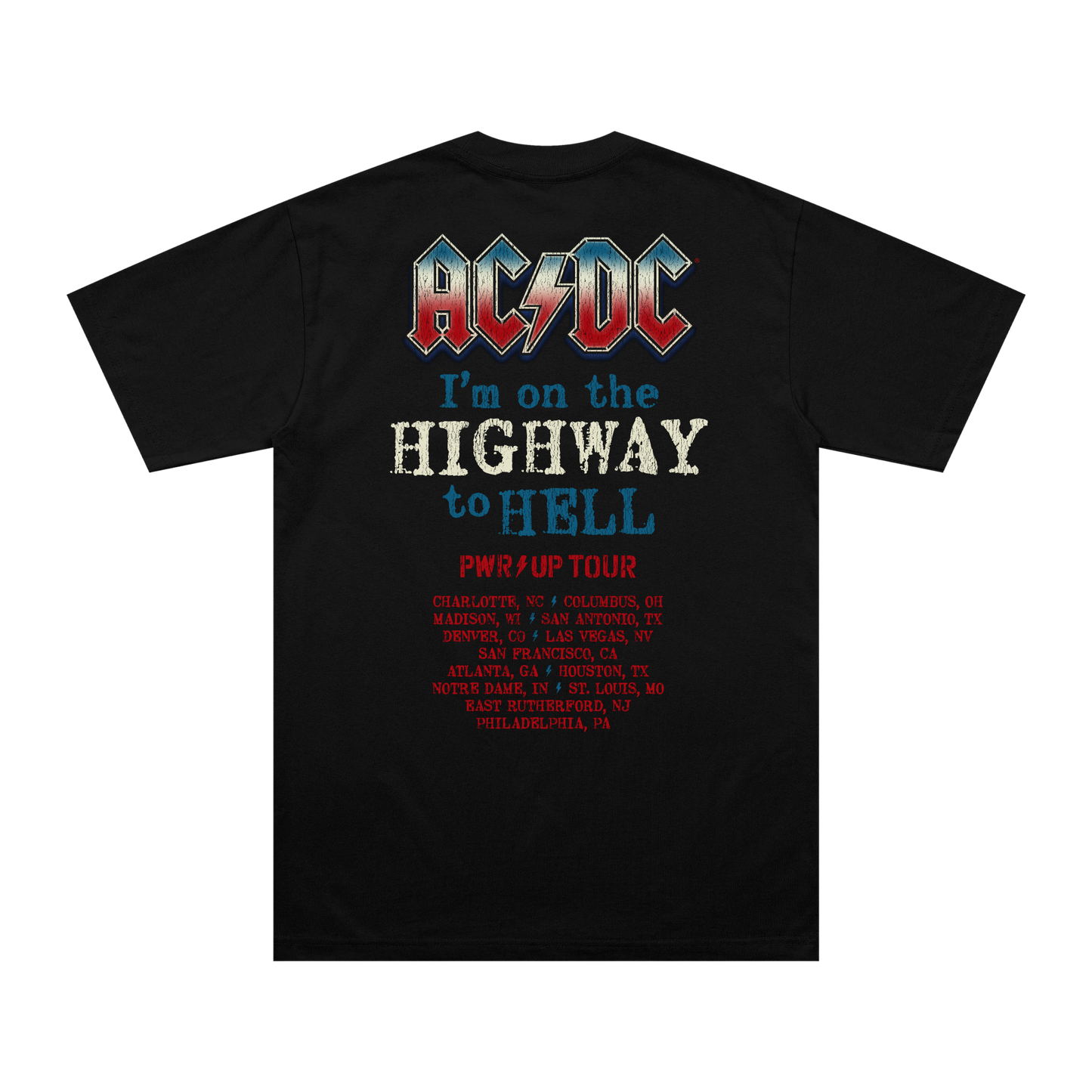 Angus H2H PWR UP Tour USA T-Shirt