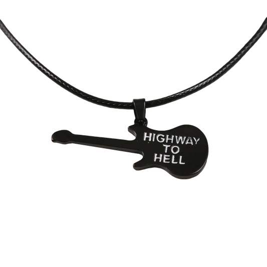 AC/DC - Highway To Hell Guitar Necklace