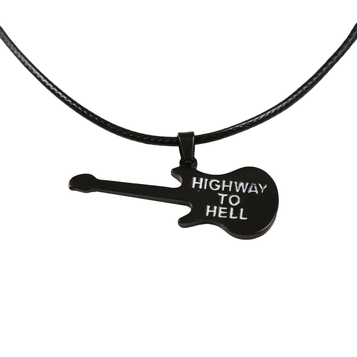 Highway To Hell Guitar Necklace