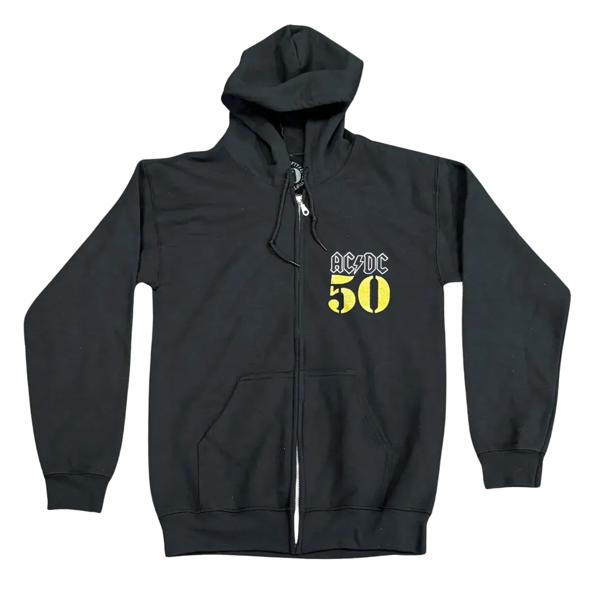 ウェア acdc 50 Years of High Voltage Black Zip Hoodie – AC/DC