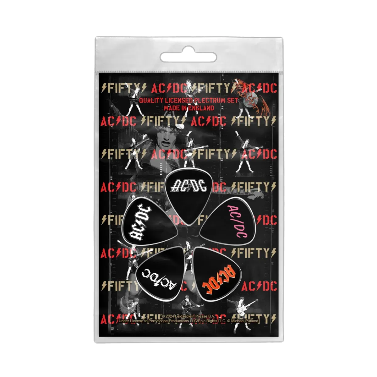 AC/DC Fifty Plectrum Set