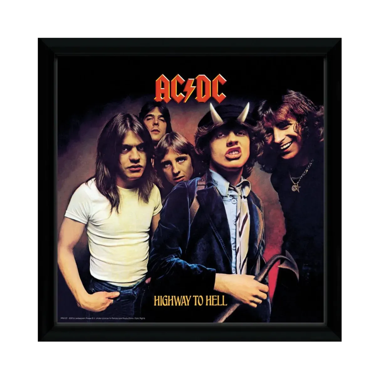 AC/DC Highway to Hell 30 x 30cm Framed Collector Print