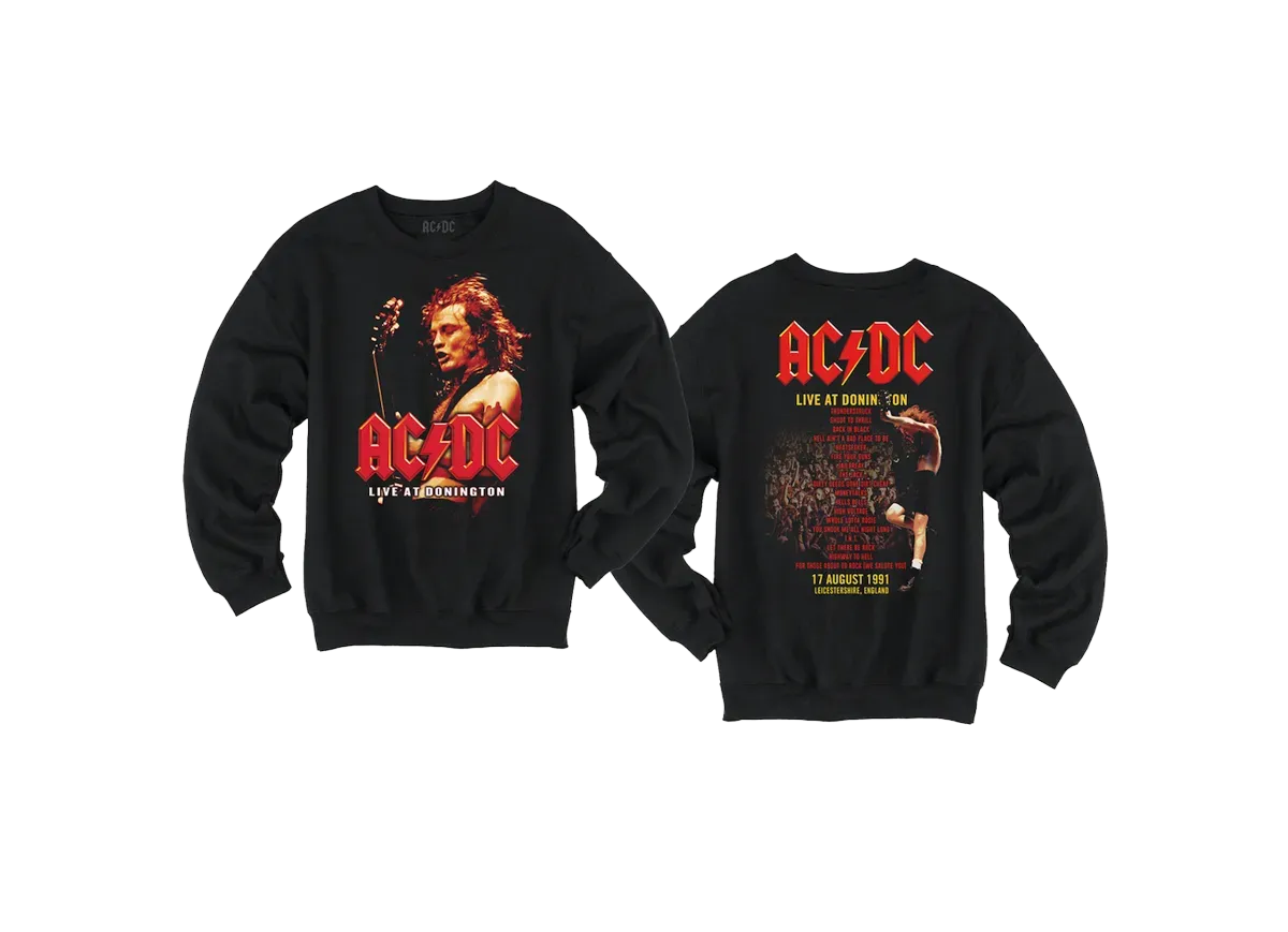 AC/DC Live at Donington Sweatshirt