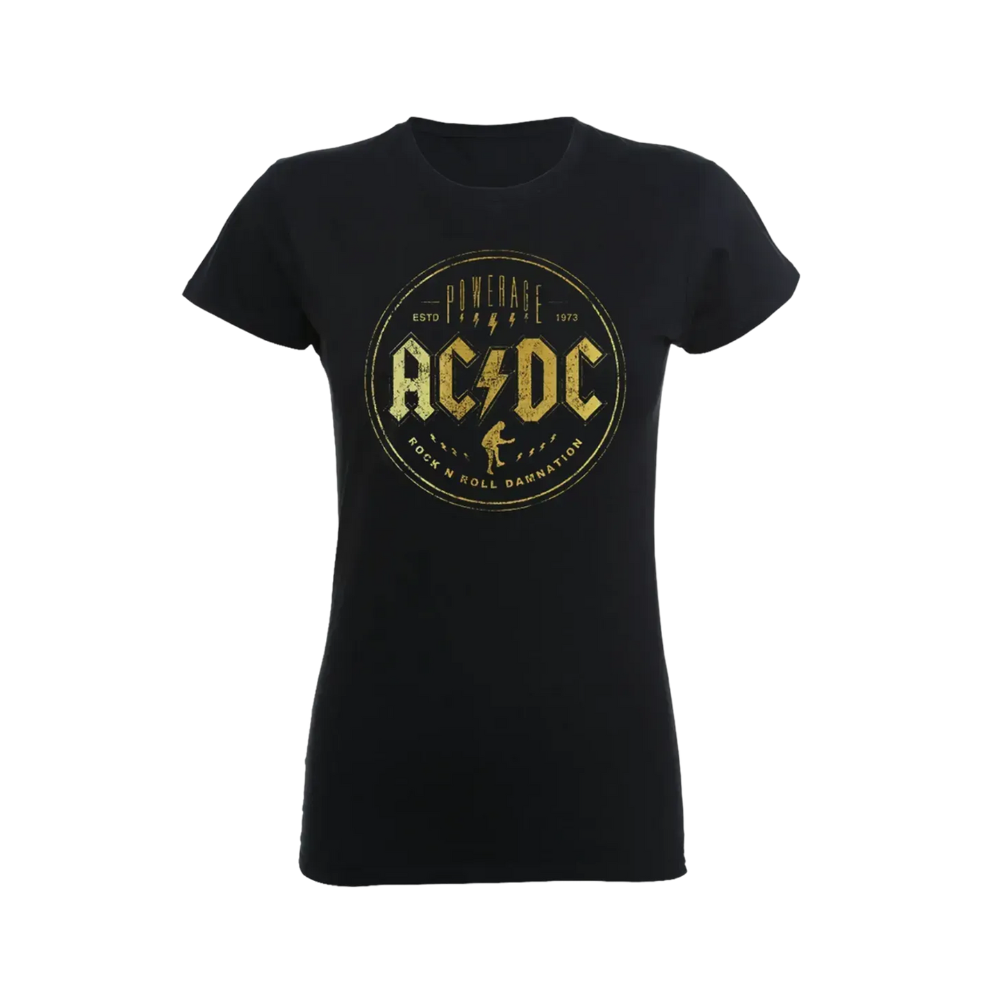 Rock N Roll Damnation Womens T Shirt