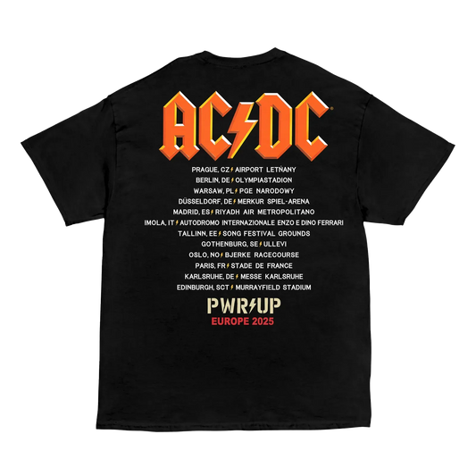 Angus Amps PWR UP Tour T-Shirt