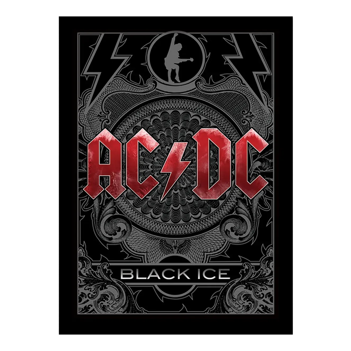Black Ice Framed Print