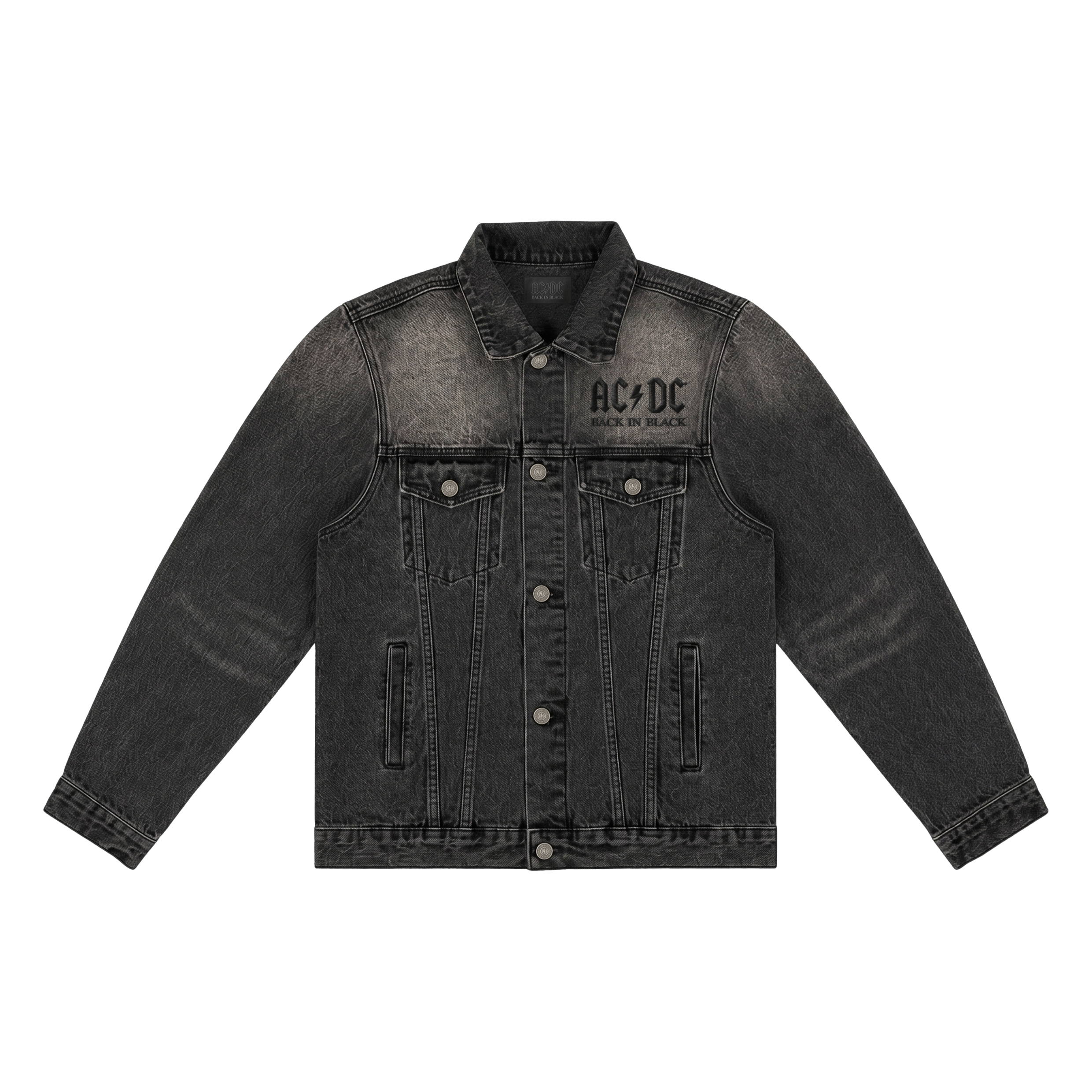 ACDC Denim Jacket | Back in Black Edition | Official ACDC Store