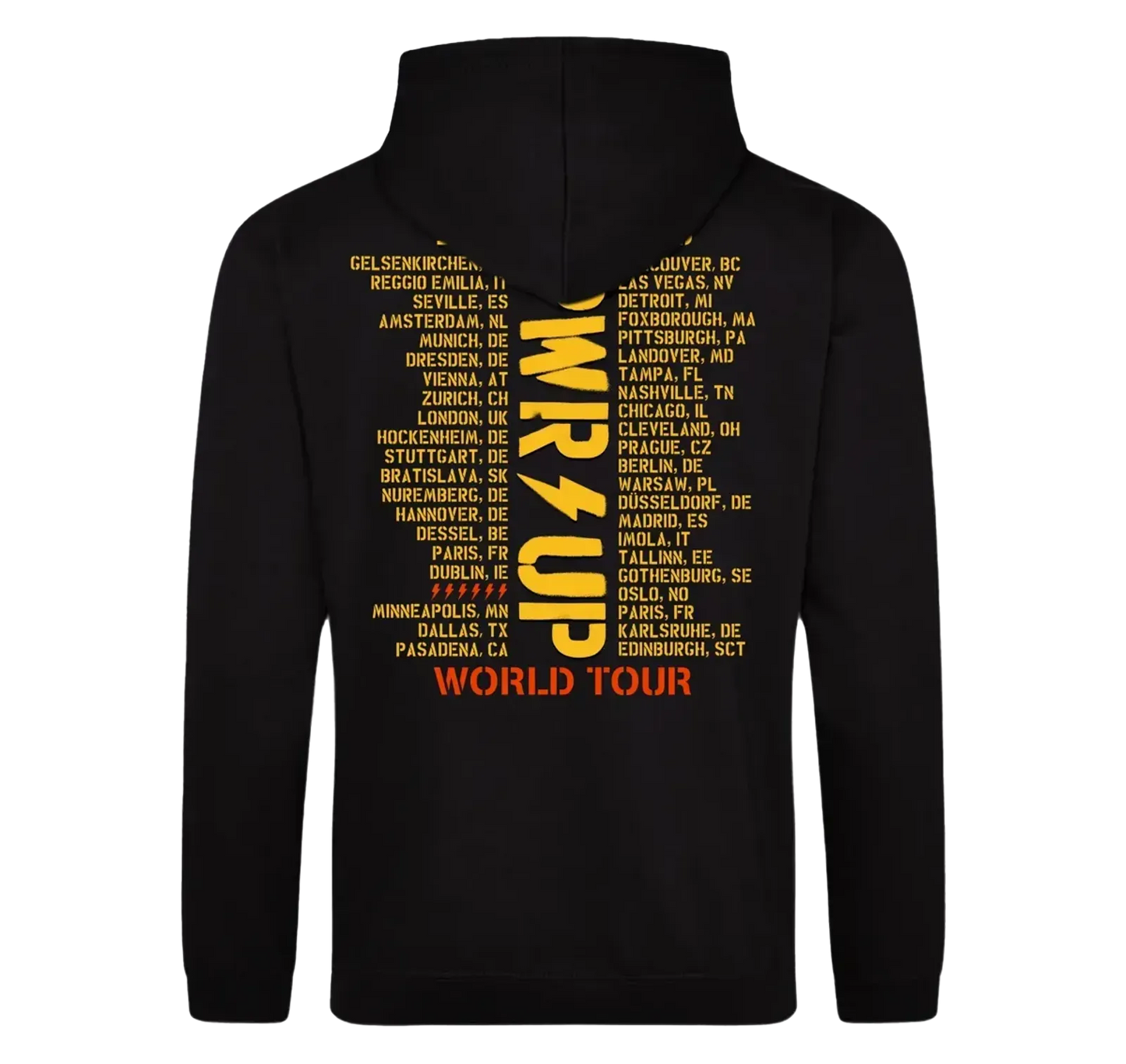 Neon Bolt PWR UP World Tour Hoodie