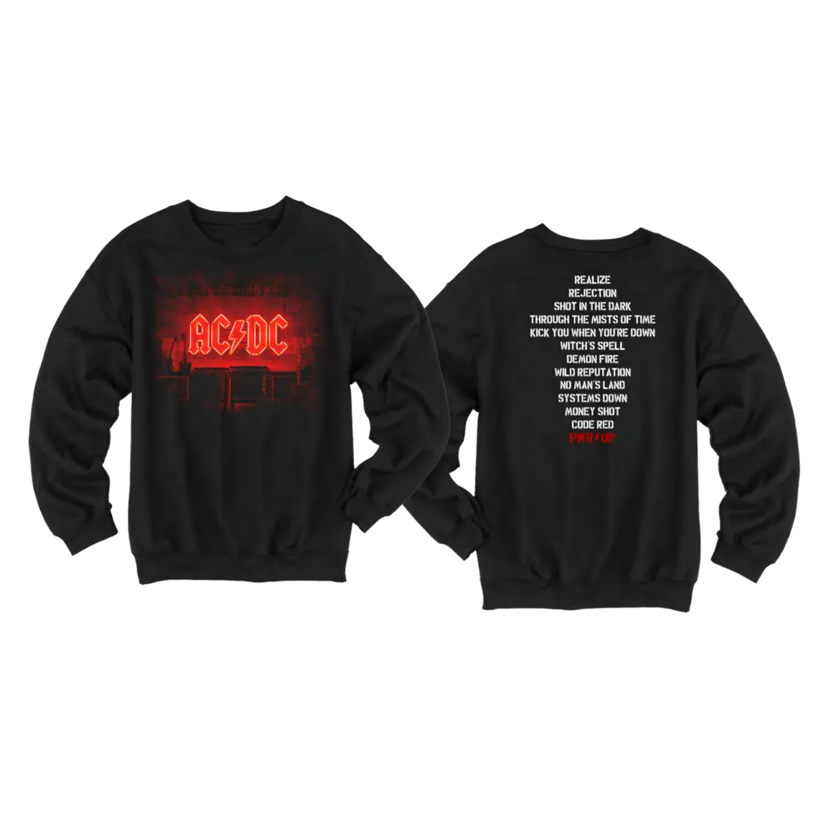 POWER UP Album Cover Crewneck Sweatshirt