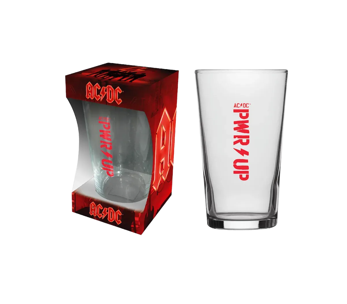 POWER UP Beer Glass