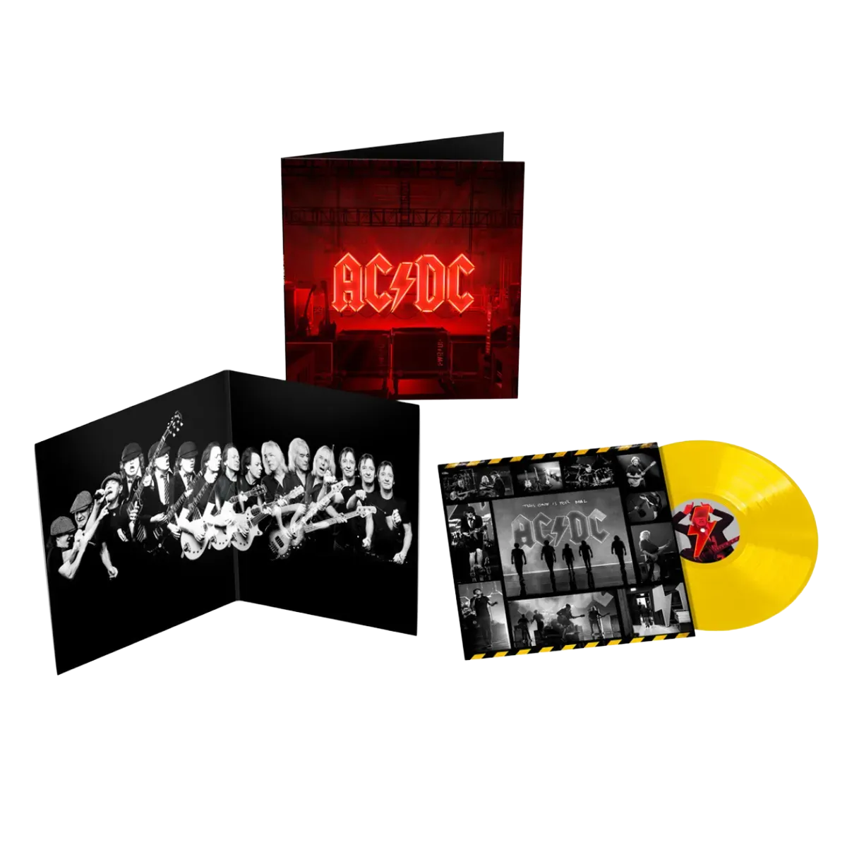 その他 LP AC/DC PWR/UP 19658873451 Columbia,  Pro /00400 PWR UP: Transparent Yellow Vinyl LP – AC/DC