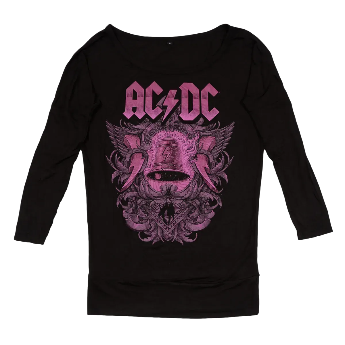 Purple Bell On Fire Long Sleeve T-Shirt