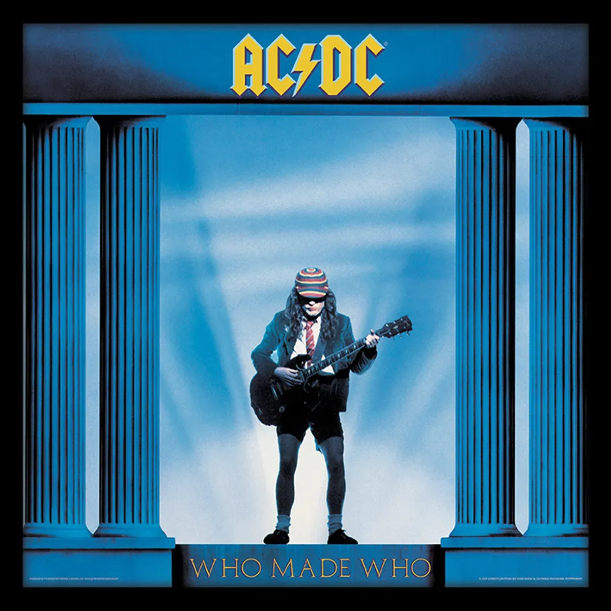 Who Made Who 12" Album Cover Framed Print