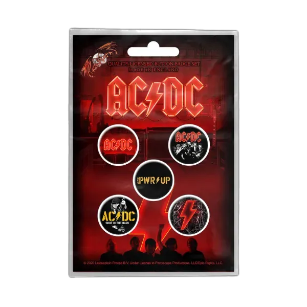 Power Up Button Badge Pack