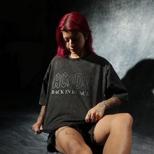 Back in Black Anniversary Puff Print T-Shirt*