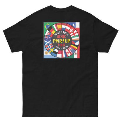 PWR UP World Tour Flags T-Shirt *