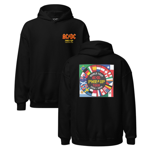PWR UP World Tour Flags Hoodie *