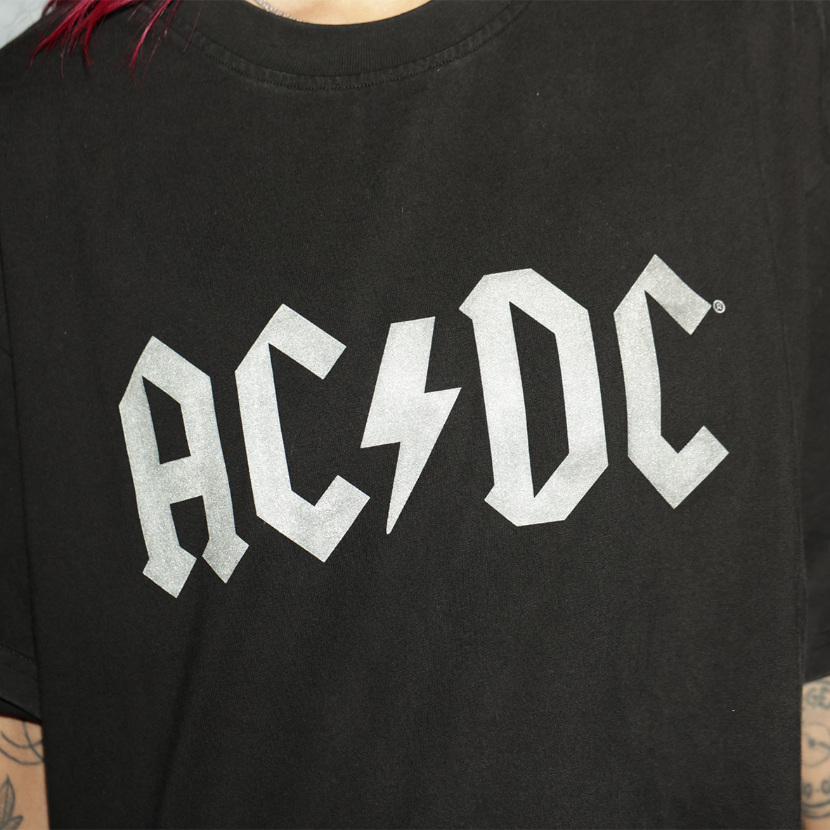 Back in Black Anniversary Reflective Ink T-Shirt*