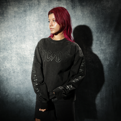 Back in Black Anniversary Puff Print Longsleeve*