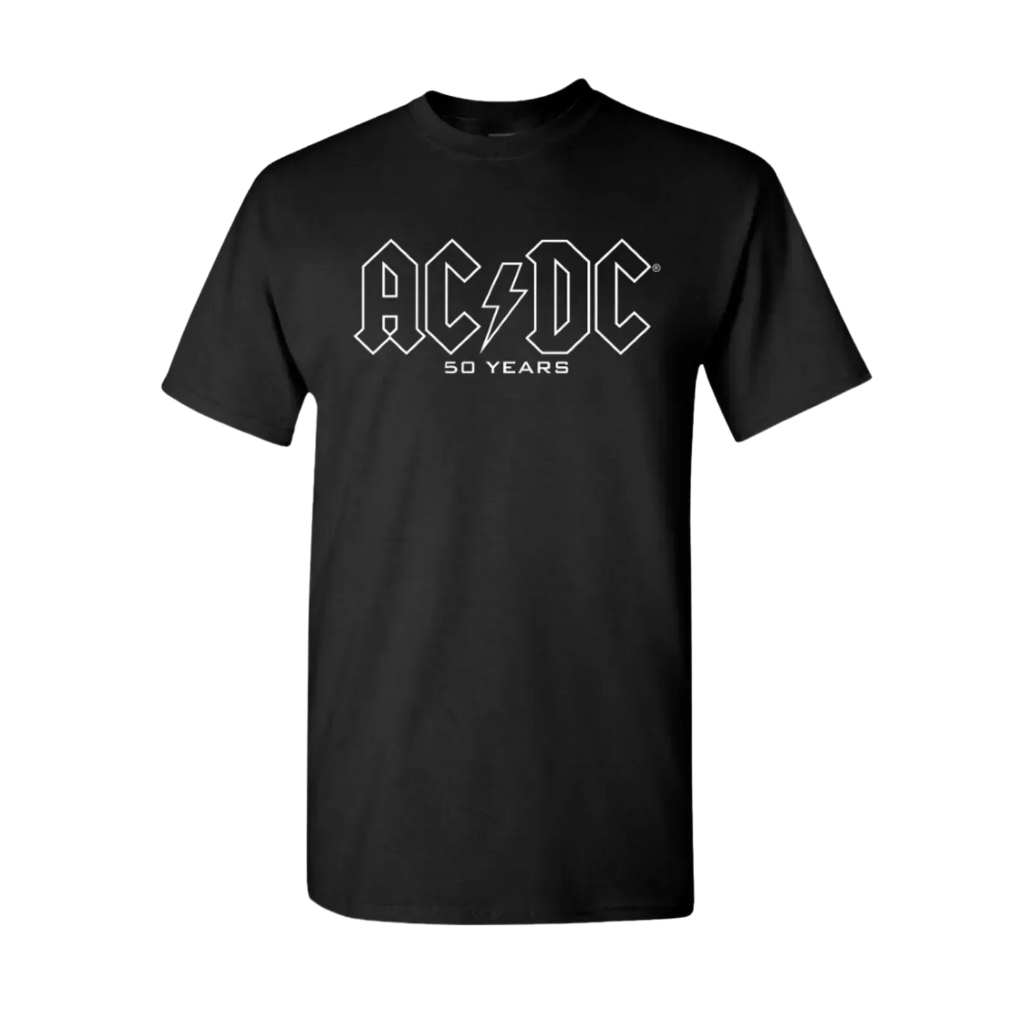 AC/DC 50 Years of Logos T-Shirt