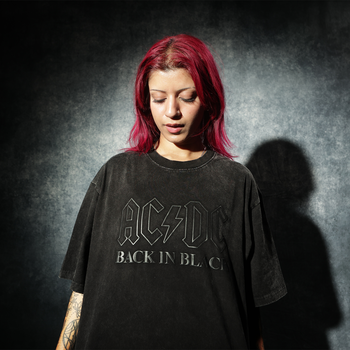 Back in Black Anniversary Puff Print T-Shirt*