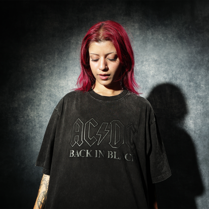 Back in Black Anniversary Puff Print T-Shirt*
