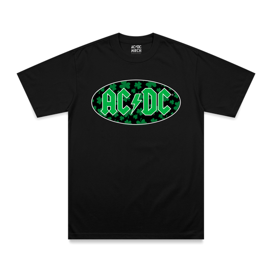 Black Shamrock Logo T-Shirt
