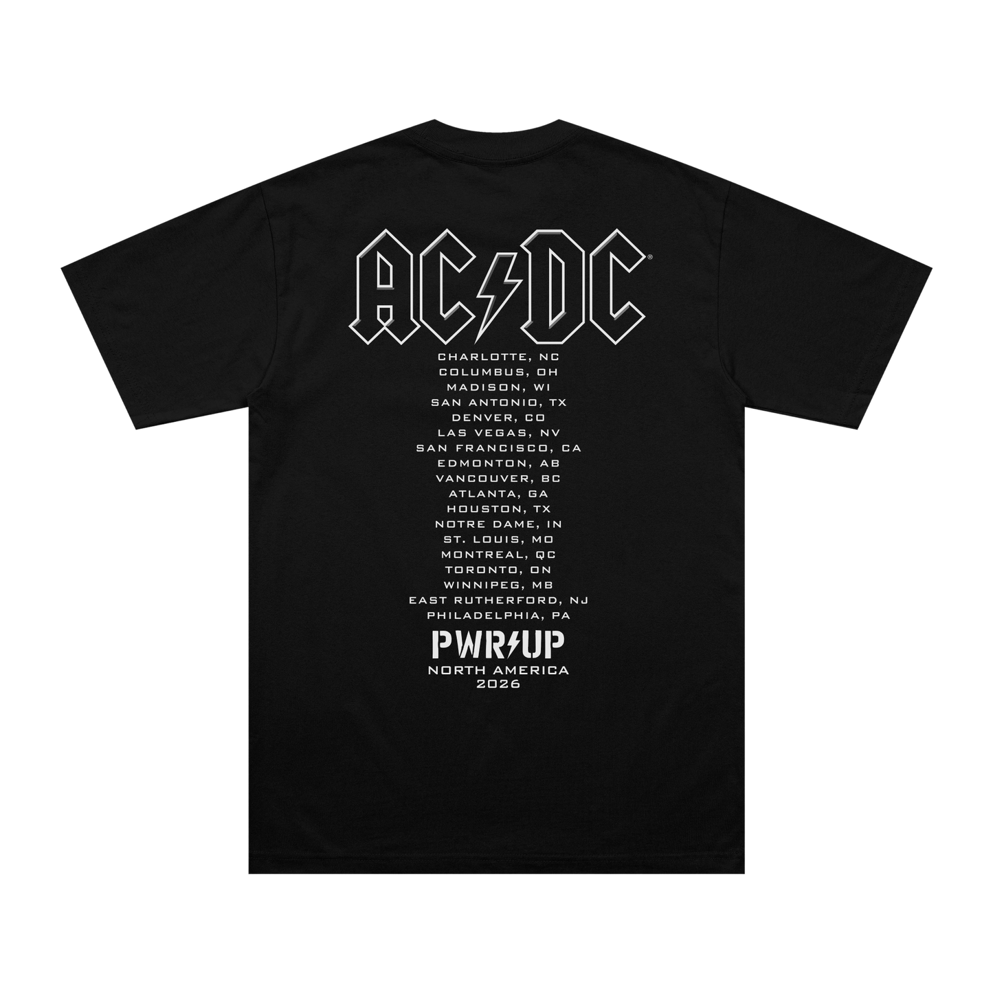 Angus Electric PWR UP Tour T-Shirt