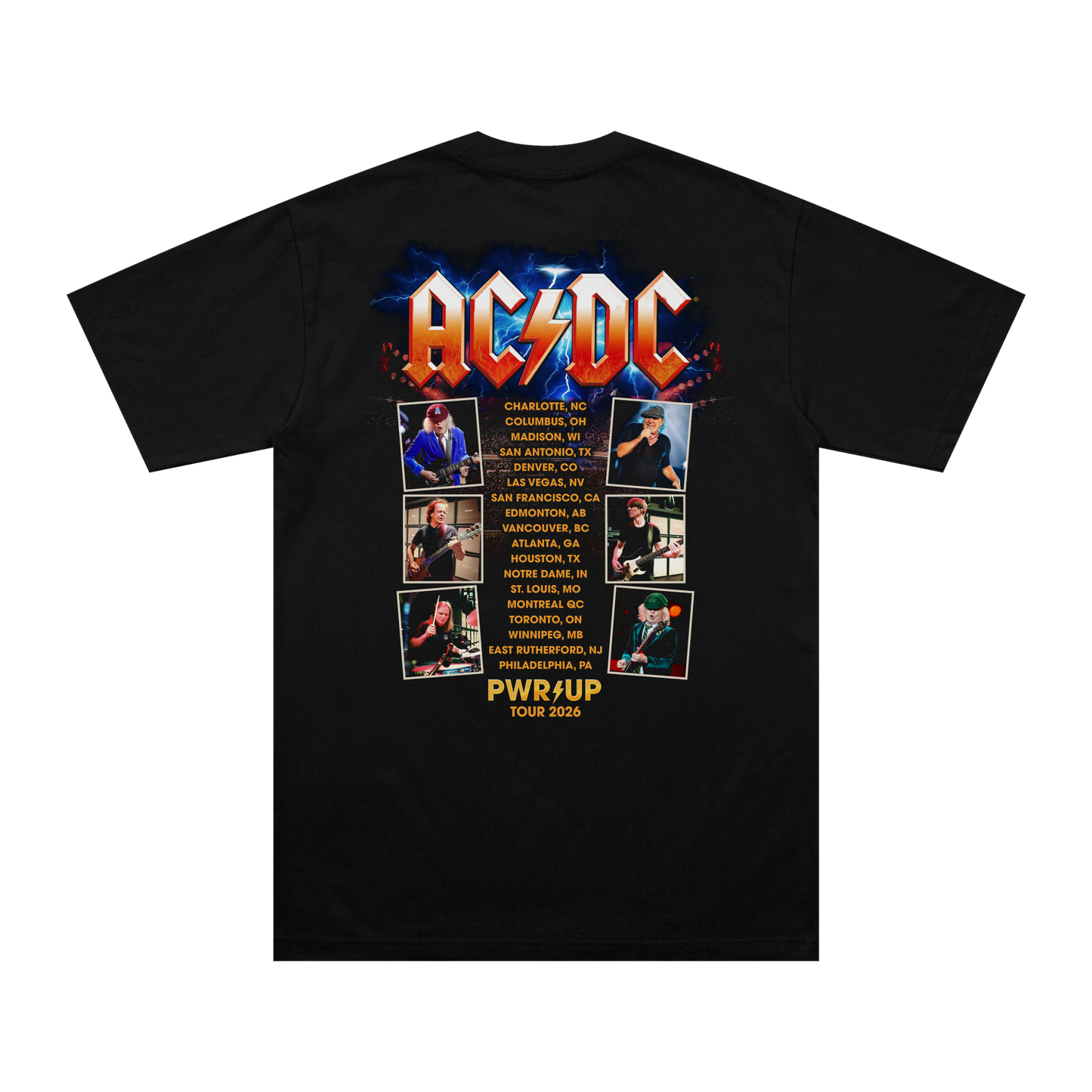 Angus and Brian PWR UP Tour T-Shirt