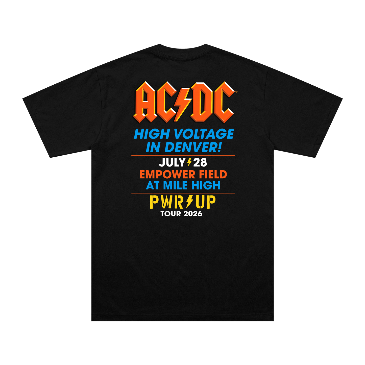 Denver PWR UP Tour T-Shirt