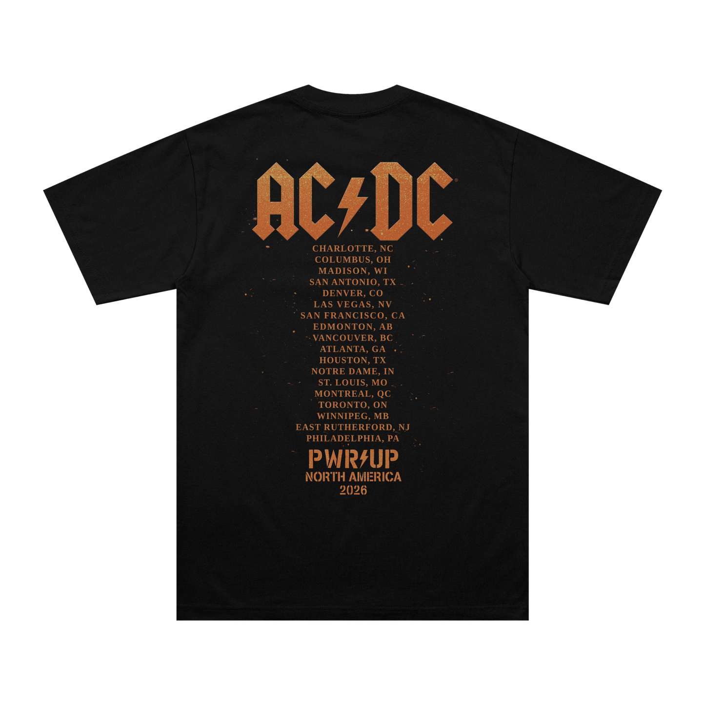 Hells Bells Lightning PWR UP Tour T-Shirt