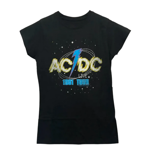 AC/DC 1981 Tour - Ladies T-Shirt