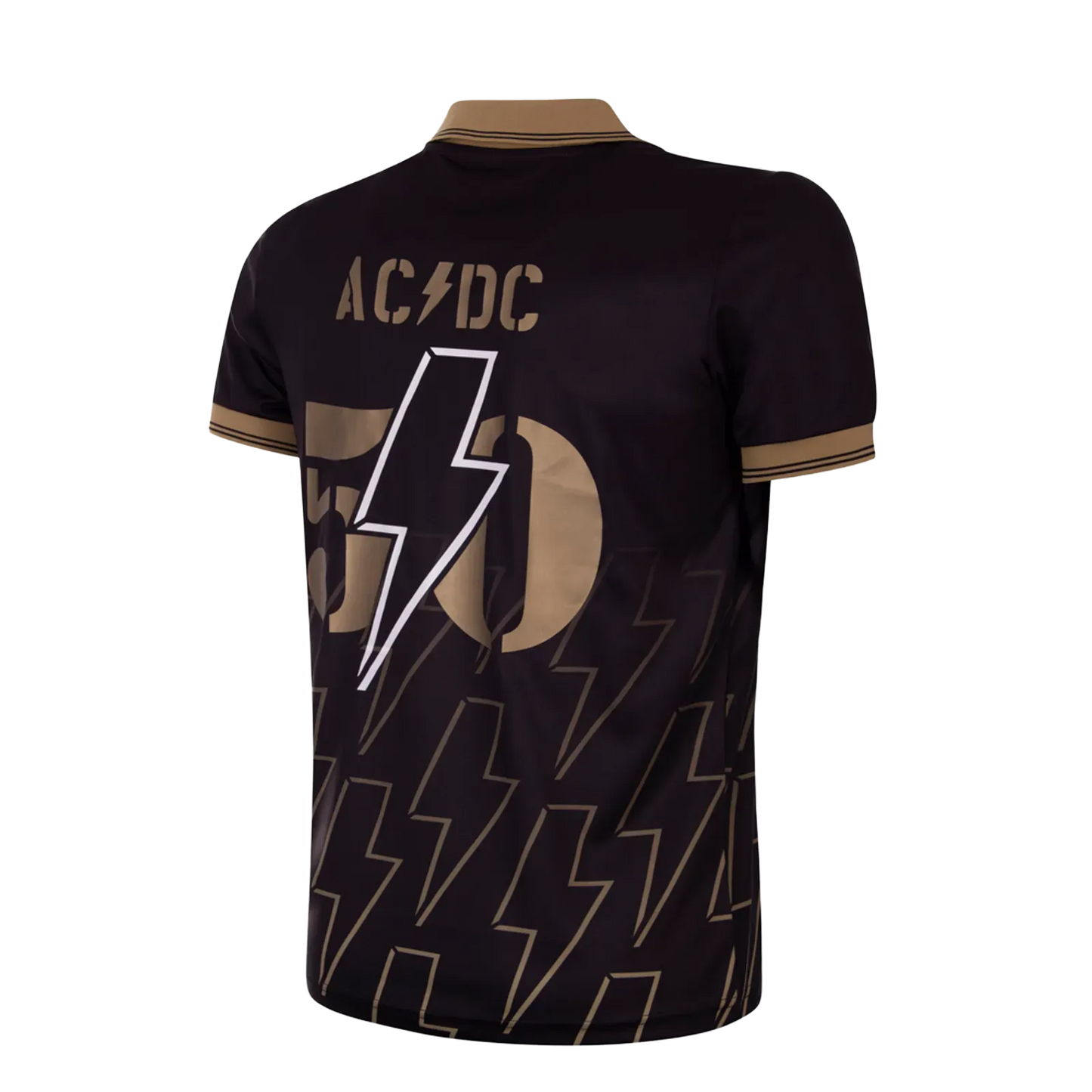 AC/DC 50 Years Gold Football T-shirt
