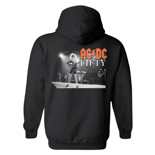AC/DC 50 Years of Angus Black Hoodie