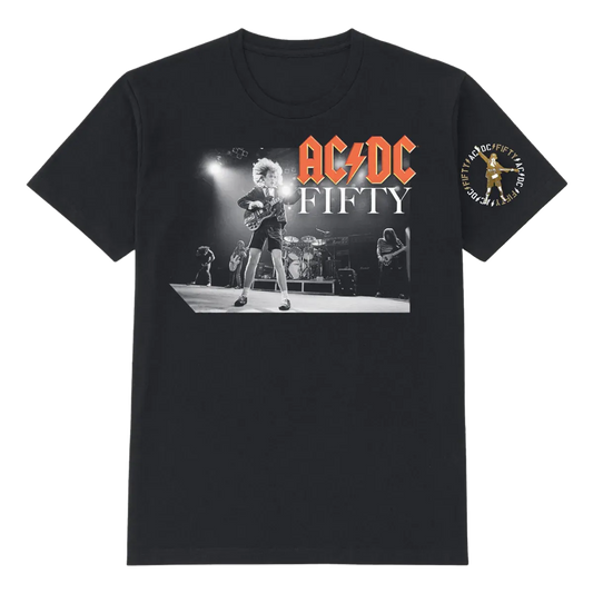 AC/DC 50 Years of Angus Black T-Shirt