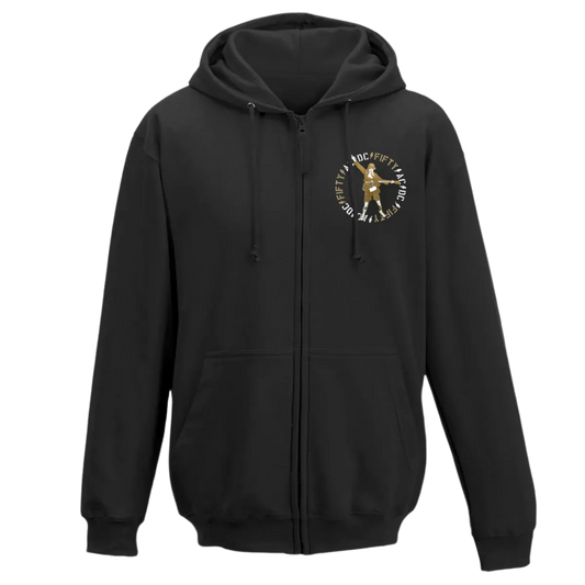 AC/DC 50 Years of Angus Black Zip Hoodie