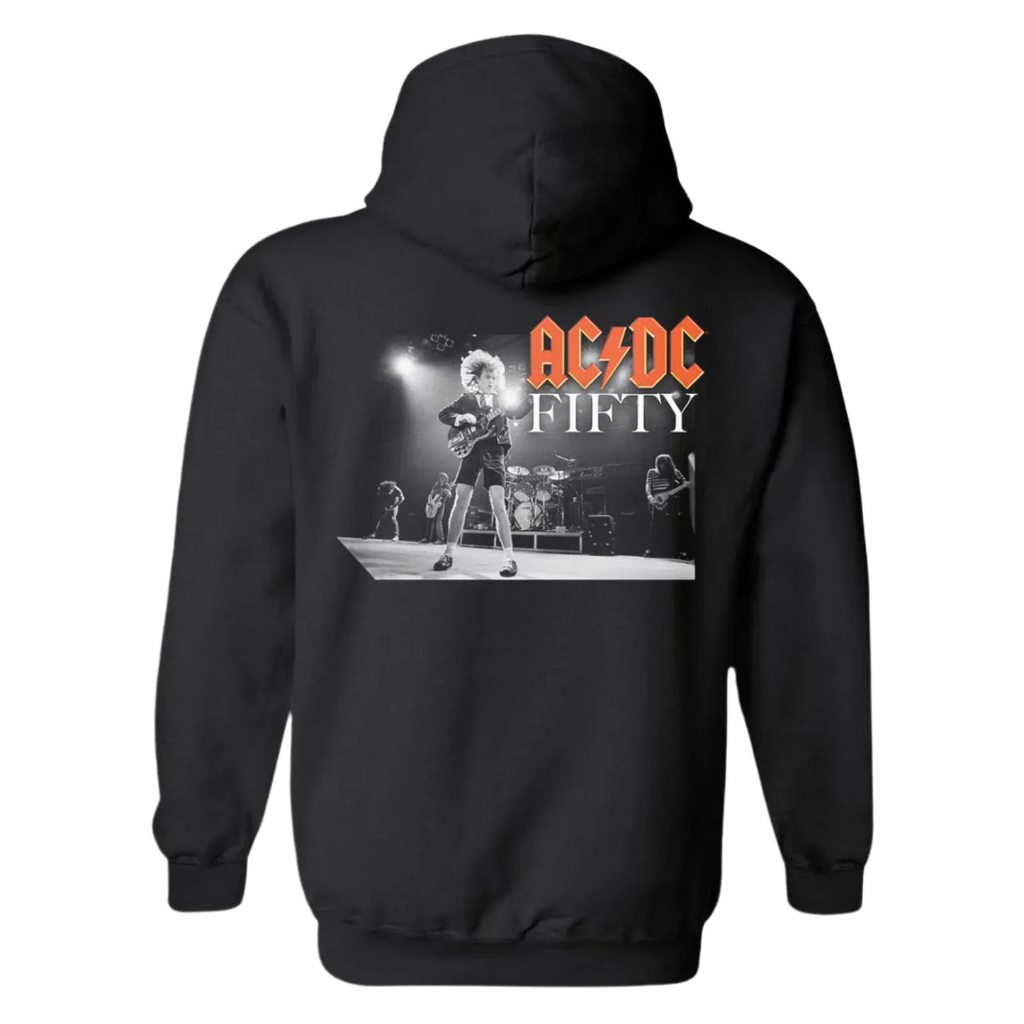 AC/DC 50 Years of Angus Black Zip Hoodie