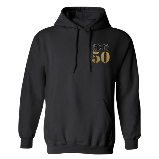 AC/DC 50 Years of High Voltage Black Hoodie
