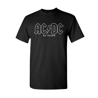 50 Years of AC/DC Logos T-Shirt