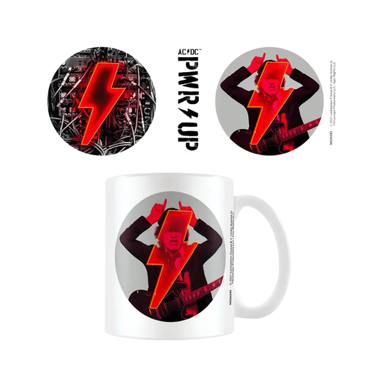 AC/DC Angus PWR/UP White Mug