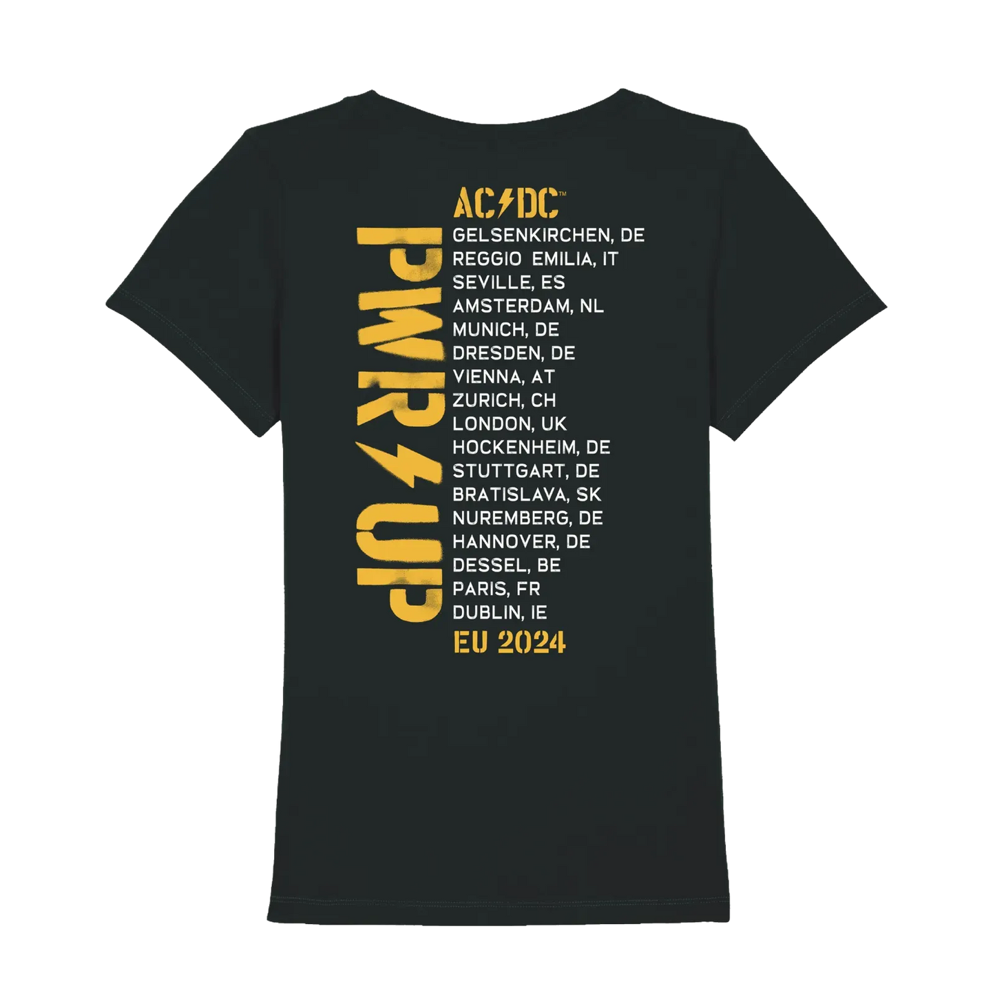 AC/DC Angus Triangle 2024 Ladies Tour T-shirt