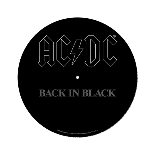 AC/DC Back In Black Record Slip Mat