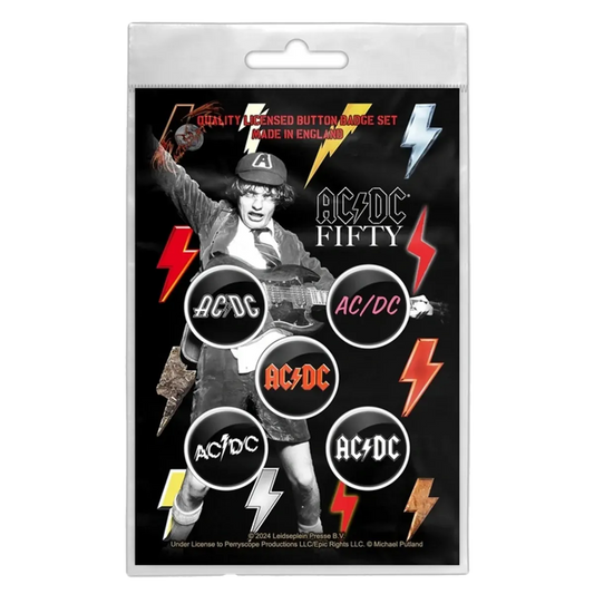 AC/DC Bolt Array Badge Set
