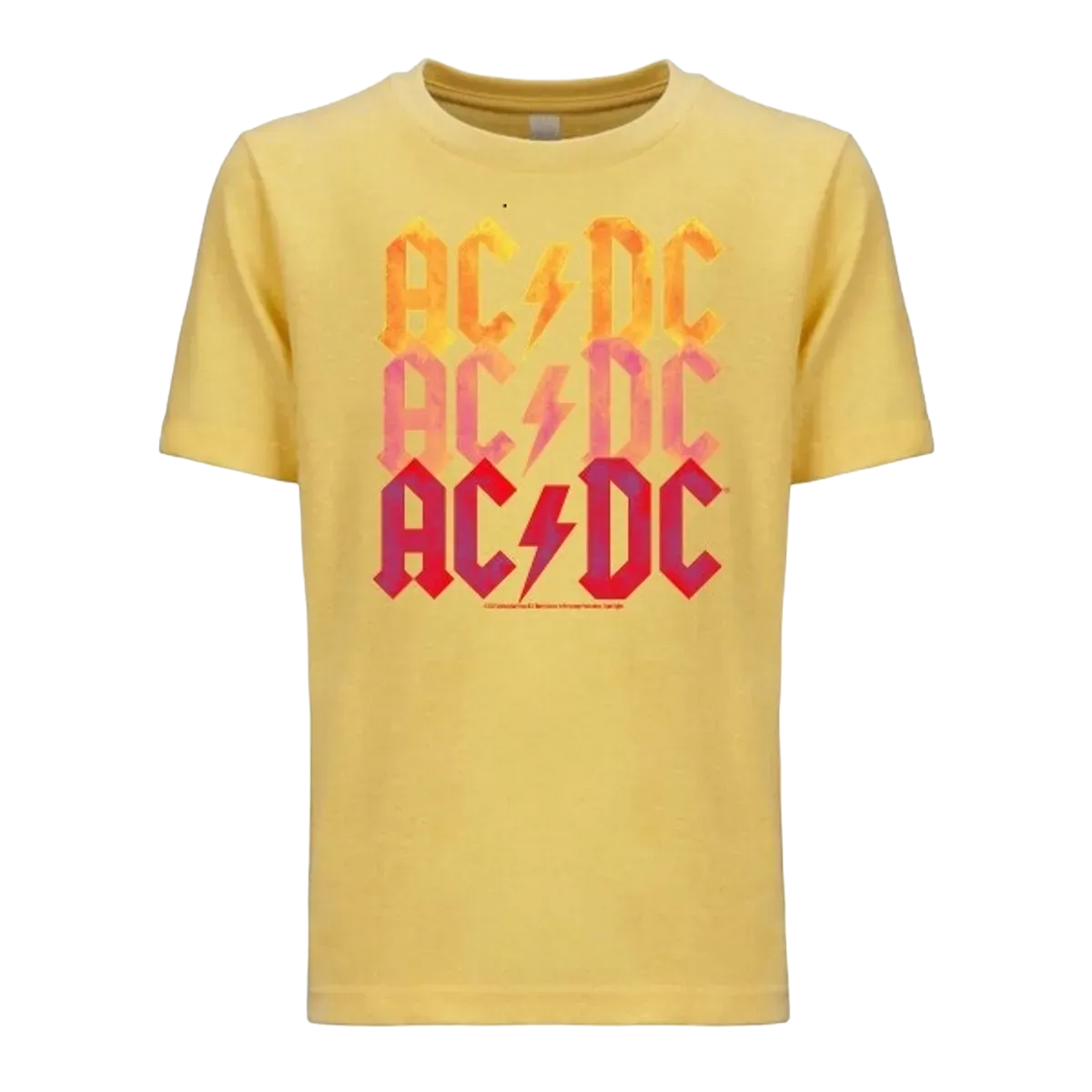 AC/DC Burning Sun Design Youth T-Shirt